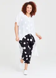 [Taking Shape] Taking Shape Chiffon Ada Layering Top Size 18-20 in White - Plus Size Women's Clothing White