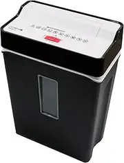 Olympia PS 54 CC Professional Shredder with Particle Cut, Security Level P4, Credit Card, 8 Sheets 80 g/m², Paper Shredder for Office, Paper Shredder, Shredder with Waste Paper Bin, Viewing Window
