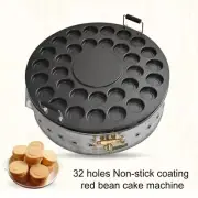 32-hole Non-stick Coating Red Bean Cake Maker Cartoon Waffle Egg Burger Machine