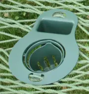 Hammock Caddy - Drink Holder and Phone Holder for Hammocks - Forest Green