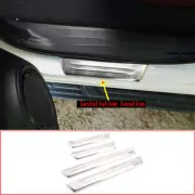 4PCS Stainless Steel Outer Door Sill Protector Trim For Toyota Hilux 2015-2021