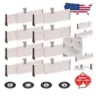 Durable Adjustable Drawer Dividers - Set of 8 for Customized Storage Solutions