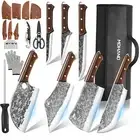 1/8/14 Professional Butchers Kitchen Chef Knives Knife Set Nylon Storage Bag AU
