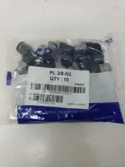 CDC Pneumatics PL 3/8-N2 AH0221 QTY:10