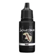 Scale 75 Scalecolor Acrylic Paint & Tools Accessories Super Matt Black 17mL