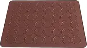 Macaroon Baking Mat, 48 Cavities Macaroon Baking Mats Silicone -40°C ~ 230°C Macaroon Mat Easy to Clean Non-Stick Macaroon Baking Mat for Macaroons Pastries DIY 39 x 28.5 cm