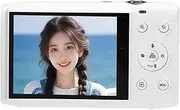 Dpofirs 5K Digital Camera 72MP 16x Zoom WiFi Camera with 2.8 Inch Ultra HD Screen Autofocus Webcam for Travel Photography Vlogging (White)