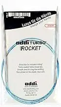 addi Turbo Rockets 60-inch (150cm) Circular Knitting Needle; Size US 06 (4.00 mm) 775-60-06