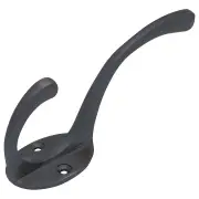 11cm Plain Hat &amp; Coat Hook, Antique Copper