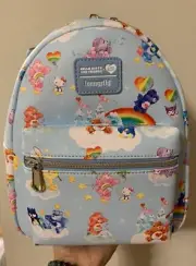 Sanrio Hello Kitty & Friends x Care Bears Blue Cloud Backpack Plush Trinket