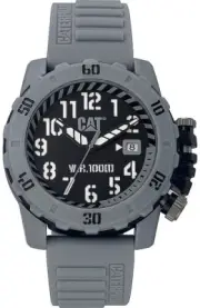CAT Caterpillar Barricade Gray Military Style Men's Analog Watch LK15125115