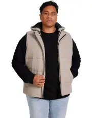 [Johnny Bigg] Dakota Puffer Vest in Pebble