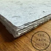 Handmade Paper -8.5 X 11.5 - Antique Laid & Deckled Edge -10 Pack -“SPIDER LEGS”