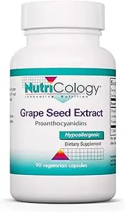 Nutricology Grape Seed Extract, Vegicaps, 90-Count