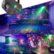 Stage Lighting Disco Party Laser Light 480 Patterns Projector LED RGB Lights