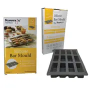 Kuvings Reusable Silicone Bar/Slice Baking Pan Tray 12 Cavities - Grey