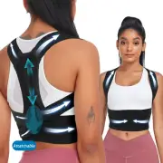 Posture Corrector Women Men Shoulder Brace Back Support Strap Belt Adjustable US