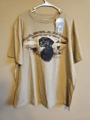 NWT Columbia Men’s Graphic Shirt Large Black Labrador Country Tan UPF (31)