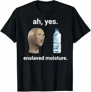 [VidiAmazing] Ah Yes Enslaved Moisture Dank Meme T-Shirt ds283 T-Shirt