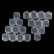 20Pcs Mini Beads Storage Containers Box for Jewelry Hardware Game Pieces Craft