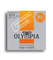 Olympia HQ Series Phosphor Bronze Custom Light Guitar String Set (11-52)