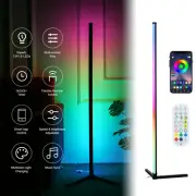 LED Corner Floor Lamp RGB Standing Light with App Remote Control/Music Sync T9H9