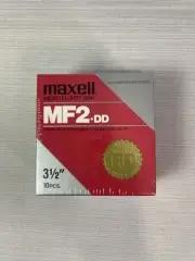 MAXELL MF2DD 3.5" Floppy Disks 10-Pack Double Sided 135 TPI Brand New