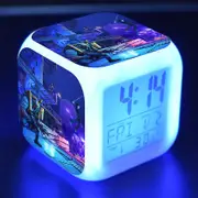 SSRGV Fortress Night fortnite alarm clock PvP competitive shooting game colorful mood luminous LED luminous small alarm clock