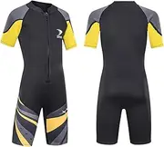 ZCCO Kids Wetsuit 2.5mm Childrens Shorty Wetsuit Neoprene Thermal Swimsuit,Youth Boys Girls One Piece Wet Suits