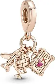 Pandora Moments 14k rose gold-plated charms and dangles
