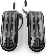 Fog Light 1 Pair Car Fog Lamp Daytime Running Light DRL With Flowing Yellow Turn Signal Light For FJ Cruiser 2007-2021
