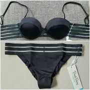Beach Bunny Sheer Addiction Balconette Top (XS/M) & Skimpy Bottom (M)