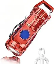 Three Eyed Monster Mini Flashlight,Three Eyed Monster Mini Super Power Flashlight,Three Eyed Monster Thumb Flashlight,Three Eyed Monster Super Power Thumb Flashlight (Red)