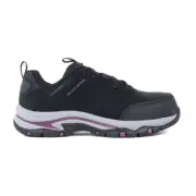 Skechers Women's Trego - Astallet Black Composite Toe Work Boots 108166.BLK