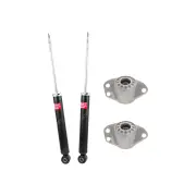 2 Rear KYB Shock Absorbers Strut Mount Kit for Audi A3 8P 2.0 FSI Ambition 05-07