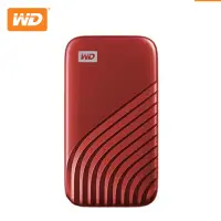 在飛比找Yahoo奇摩購物中心優惠-WD My Passport SSD 500GB(紅) 外接