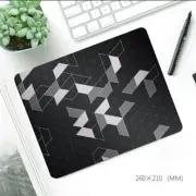 Gaming Laptops Small Mouse Pad Wrist Protector Mouse Pad Black Grid Office Suppl