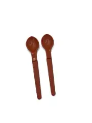 Brand New Tupperware Set of 2 Hang On Spoons Baby Toddler Children FREE POSTAGE