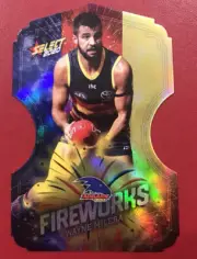 2020 AFL Select Footy Stars FIREWORKS DIE CUT CARD WAYNE MILERA FDC5 184/210