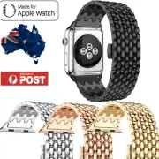 For Apple Band Series 8 7 41mm 45mm Stainless Steel Metal Watch Band Strap