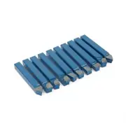 10x Carbide Lathe Tool 1/4 Inch Cutting Cutter Insert Holder C6 Bit Milling Kits