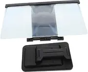 Phone Screen Magnifier Acrylic Mobile Stand Screen Magnifier for Cell Phone Cell Phone Magnifier Phone Stand Tripod Casual Flat Phone Stand Desktop Phone Holder Plastic Black