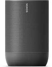 Sonos MOVE1AU1BLK Move- Portable WiFi + Bluetooth Speaker, Black