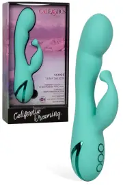 California Exotic Double Rumble 8.25" Silicone Rabbit plus Flicking Teaser