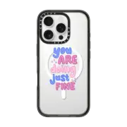 iPhone 16 Pro Impact Case MagSafe Compatible Doing Just Fine Phone Case by GMF Designs