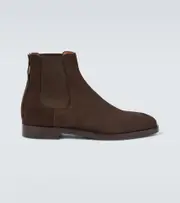 [Zegna] Zegna Suede Chelsea boots AU 6 brown