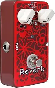 MOEN AC-RV Compact Acoustic Guitar Reverb Effect Pedal