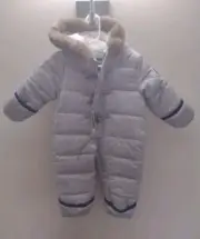 Oshkosh Grey Snowsuit 6-9M