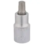 Draper Torx Star Socket Bit 1/2" Sq Dr T50 x 55mm 16317