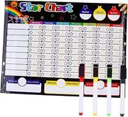 CAXUSD Refrigerator Chalkboard Reward Chart for Responsibility Activity Tracker Easy to Use Dry Erase Planner for Boys and Sticker for Home